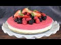 Three Layer White Chocolate &amp; Raspberry Mousse Cake Recipe