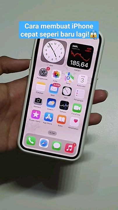 iPhone Kamu lemot? Coba tips ini!