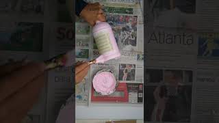 Lámpara rosa #fábricademanualidades #manualidades #hechoamano #diy #negociocreativo