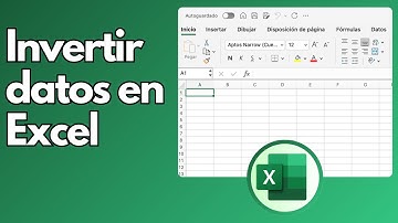 Cómo invertir datos en Excel