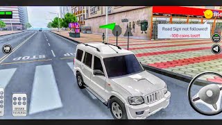 Car Driving Academy India 3D #2 Android Gameplay By Driving Simulator Games | Scorpio 2020 | screenshot 4