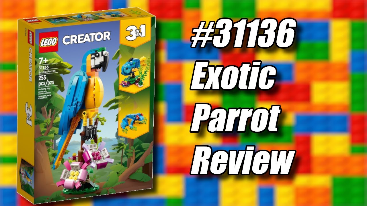LEGO Review: Set 31136 Exotic Parrot – A Colourful Tropical