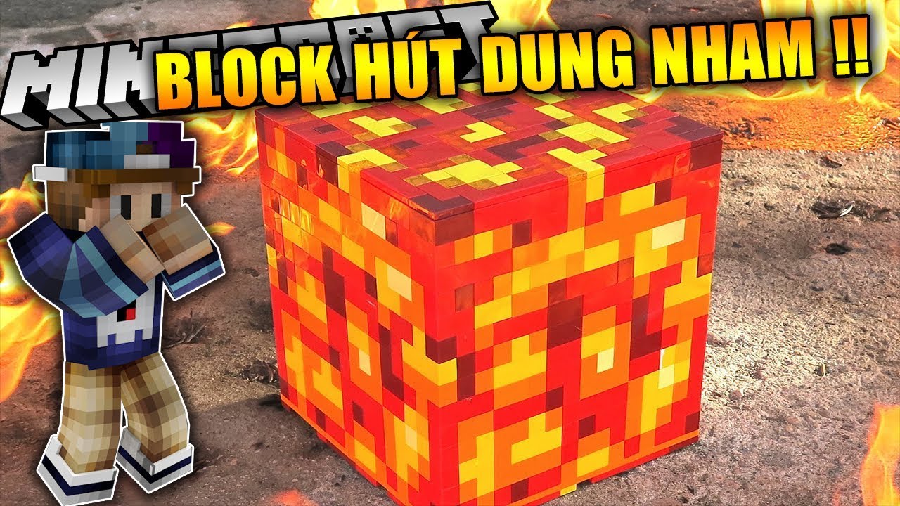 BẠN ĐÃ SỞ HỮU BLOCK HÚT DUNG NHAM TRONG MINECRAFT CHƯA !!?? | Minecraft Mod - YouTube