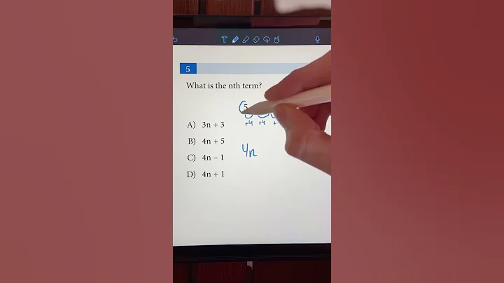 How to Find the Nth Term Equation | Fun Math | JusticeTheTutor #math #maths #shorts
