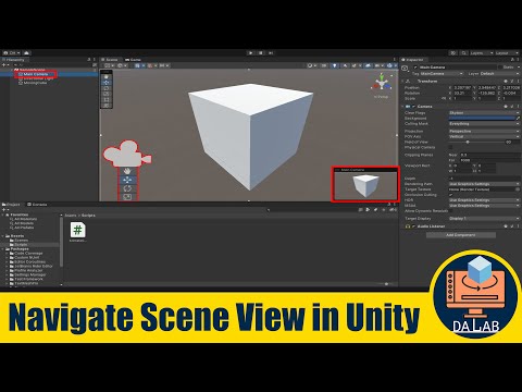 Navigate and Orbit Scene View, and Align Camera in Unity