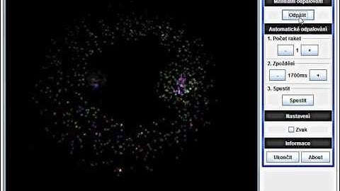 Java OpenGL Fireworks