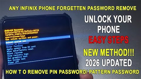 ANY INFINIX PHONE FORGOTTEN PASSWORD UNLOCK | HOW TO REMOVE PASSWORD IN INFINIX PHONES | REMOVE PASS
