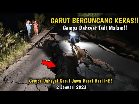 Gempa Dahsyat Garut Hari ini 2 Februari 2023, Warga Berhamburan!! Gempa Garut Hari ini