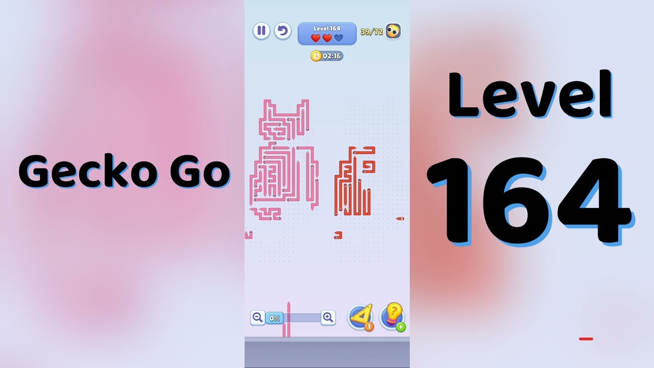 Gecko Go Level 164 Walkthrough 🦎 | Puzzle Escape Game | Safe Path Strategy & Solutions