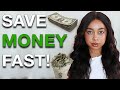 HOW TO SAVE MONEY FAST (MONEY SAVING TIPS WITH LOW INCOME)