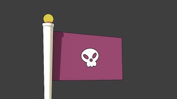 Flag Animation blender 3d