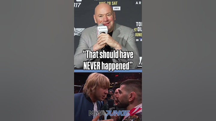 Dana White: Ilia Topuria vs. Paddy Pimblett face 'should've never happened'