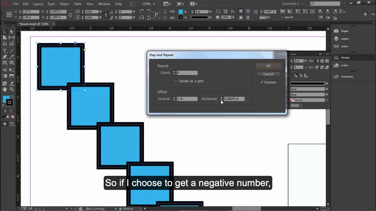 Step and Repeat in InDesign cc YouTube