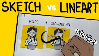 HOPE AND DISGUSTING | INKTOBER 2020 DAY 10 AND 11 | ARTBUBBLE