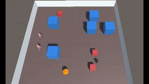 Avoiding Obstacles and Navigating to a Goal in Unity Using Deep RL