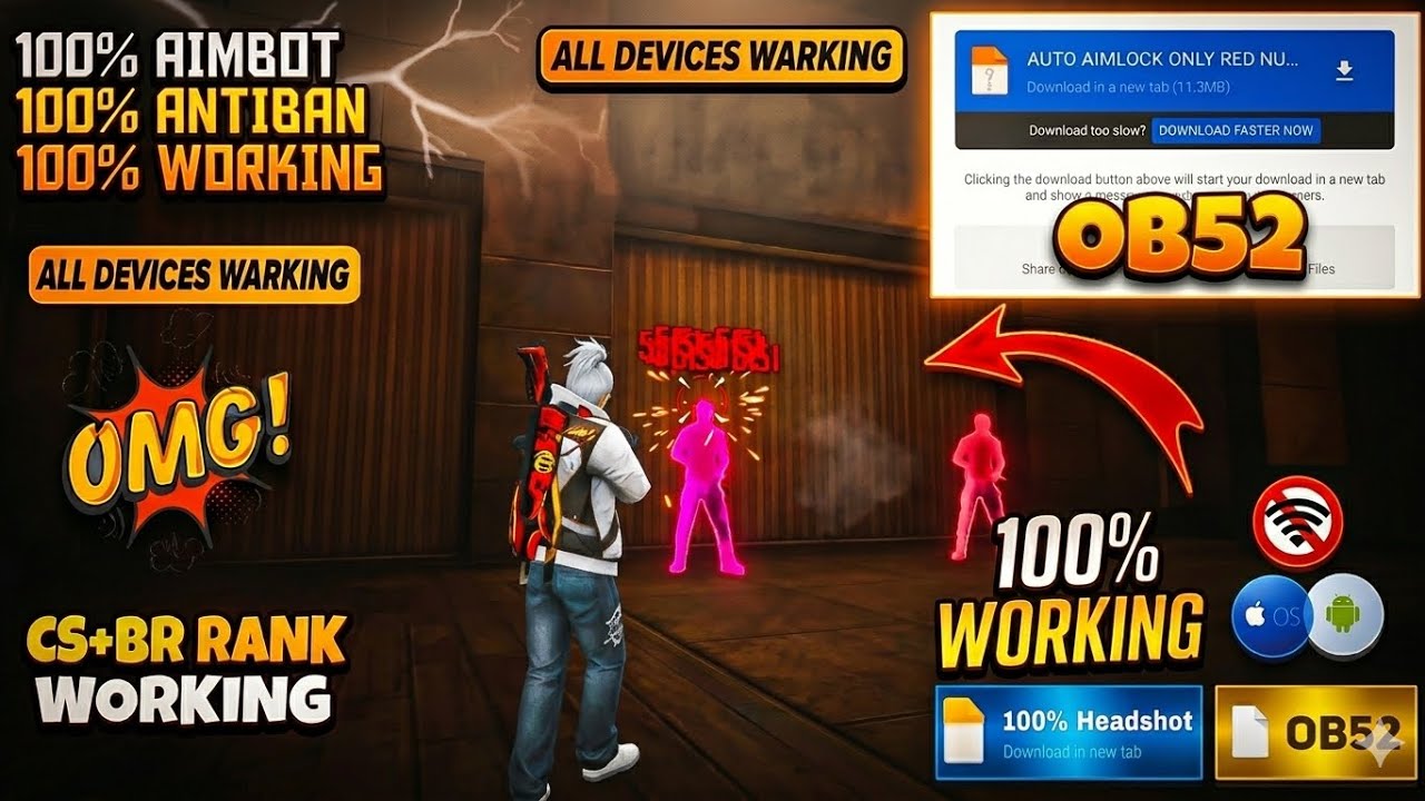 Free Fire Auto Headshot Config File🎯🌠 Macro Aimbot + No Recoil Regedit ‼️ Antiban VIP Script 👽