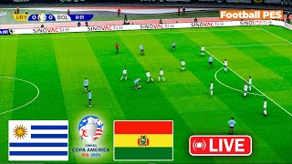 🔴 Uruguay vs Bolivia EN VIVO 🏆 | ⚽ Partido EN VIVO hoy simulación y recreación de videojuego
