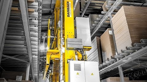 DAMBACH Storage Retrieval Machine Type MONO with Vacuum Gripper