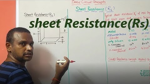 Sheet Resistance(Rs)