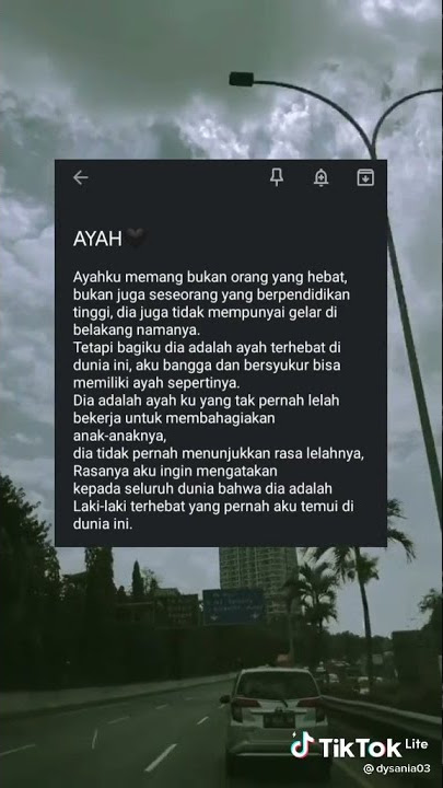 MEMPERINGATI HARI AYAH  DARI TIKTOK