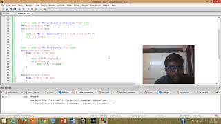 cpp program to find transpose of the matrix