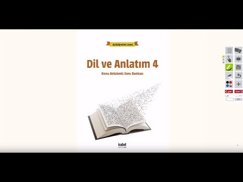 AÖ 10. Sınıf Dil ve Anlatım 4 – Ders 8 – Anlatım Türleri ve Edat, Bağlaç, Ünlem