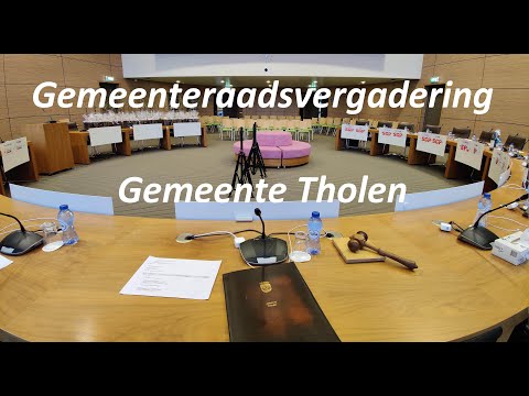 Gemeenteraadsvergadering Tholen - 7 juli 2022 - Omroep Tholen