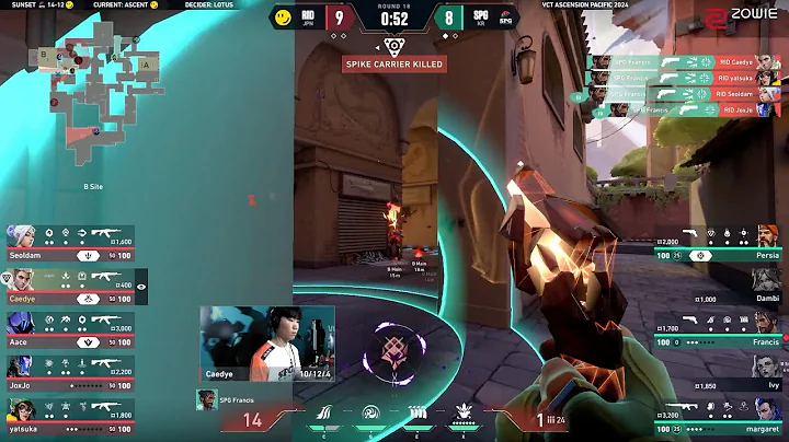 SPG Francis insane Sheriff 4k against RIDDLE ORDER | VCT Ascension Pacific 2024