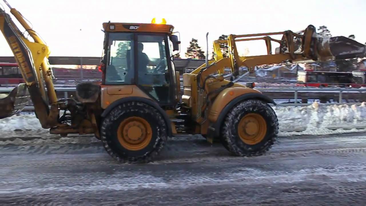 Hydrema 906 - snöröjning / snow removal
