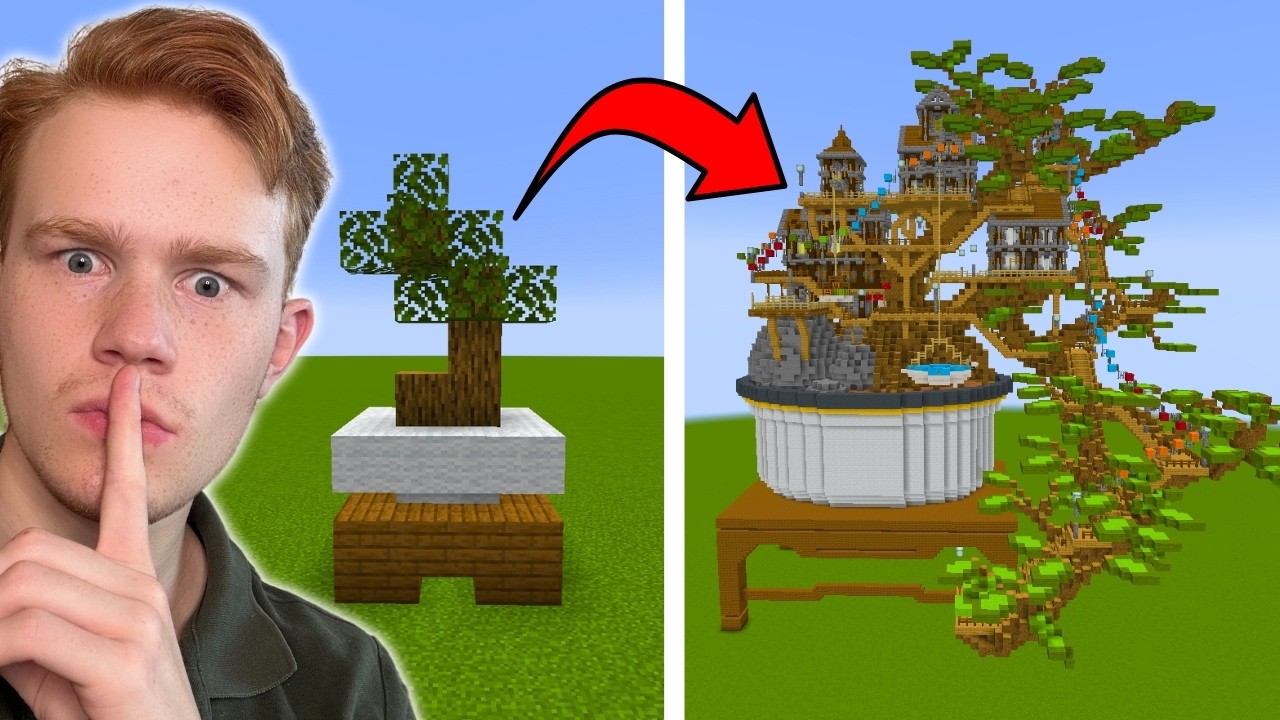 Fuskar Med //UPPGRADERA i Minecraft Build Battle..