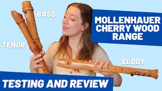 Review: Mollenhauer Cherry wood range | Tenor, Bass & Elody | Team Recorder