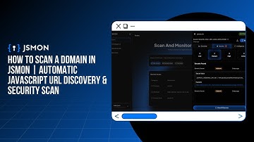 How to Scan a Domain in Jsmon | Automatic JavaScript URL Discovery & Security Scan