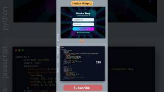 Next-Level Illusion Warp UI for Frontend Devs 😈 #shorts #frontenddeveloper #htmlcssjs #viral
