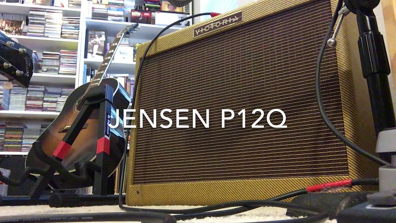 Victoria 5112 speaker comparison Jensen vs Eminence YouTube
