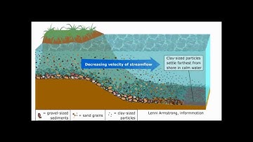 Observe how sediments are deposited
