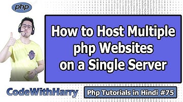 Hosting Multiple php Websites on a Single 5$ Server | PHP Tutorial #75