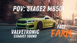 Stage2 M850i POVdriving | VALVETRONIC EXHAUST SOUND