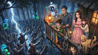 Surviving in a Secret AI Robot House During a Heartbreaking Zombie Apocalypse | Coca & Ken Cozy screenshot 4