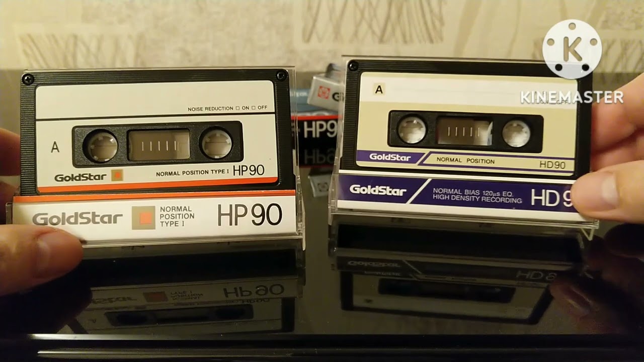 Кассеты GoldStar HD 90 и HP 90. Тест на запись и АЧХ.
