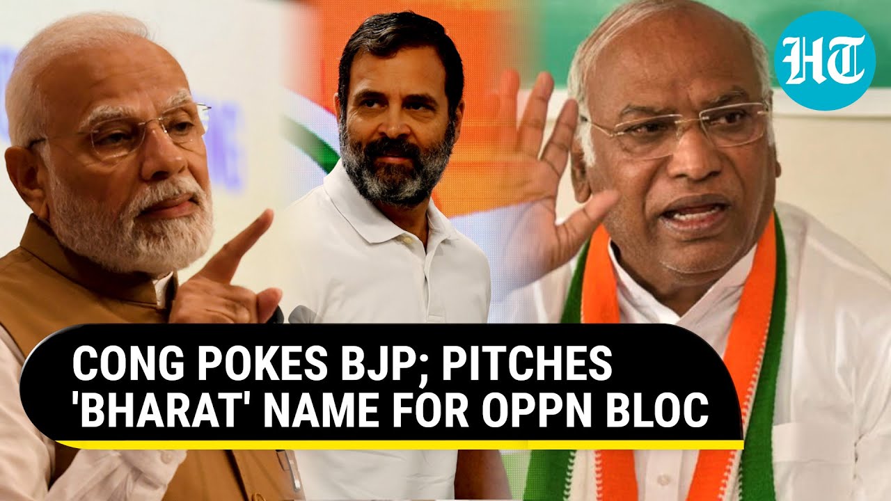 Mahabharat Over Bharat Congress Pricks BJP With New Name For INDIA Alliance  Watch