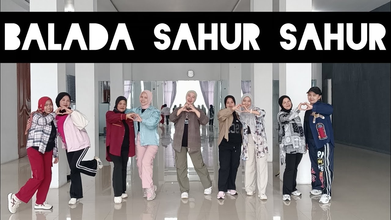 BALADA SAHUR SAHUR - SITI FATIMAH | Senam Kreasi SENAM NHSC