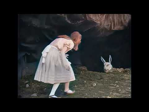 UNIQUE: Alice in Wonderland (1915) in color! [A.I. enhanced & colorized]