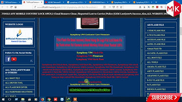 Symphony V94 Flash File Android 8.1 Customer Care File | Android Flash Firmware