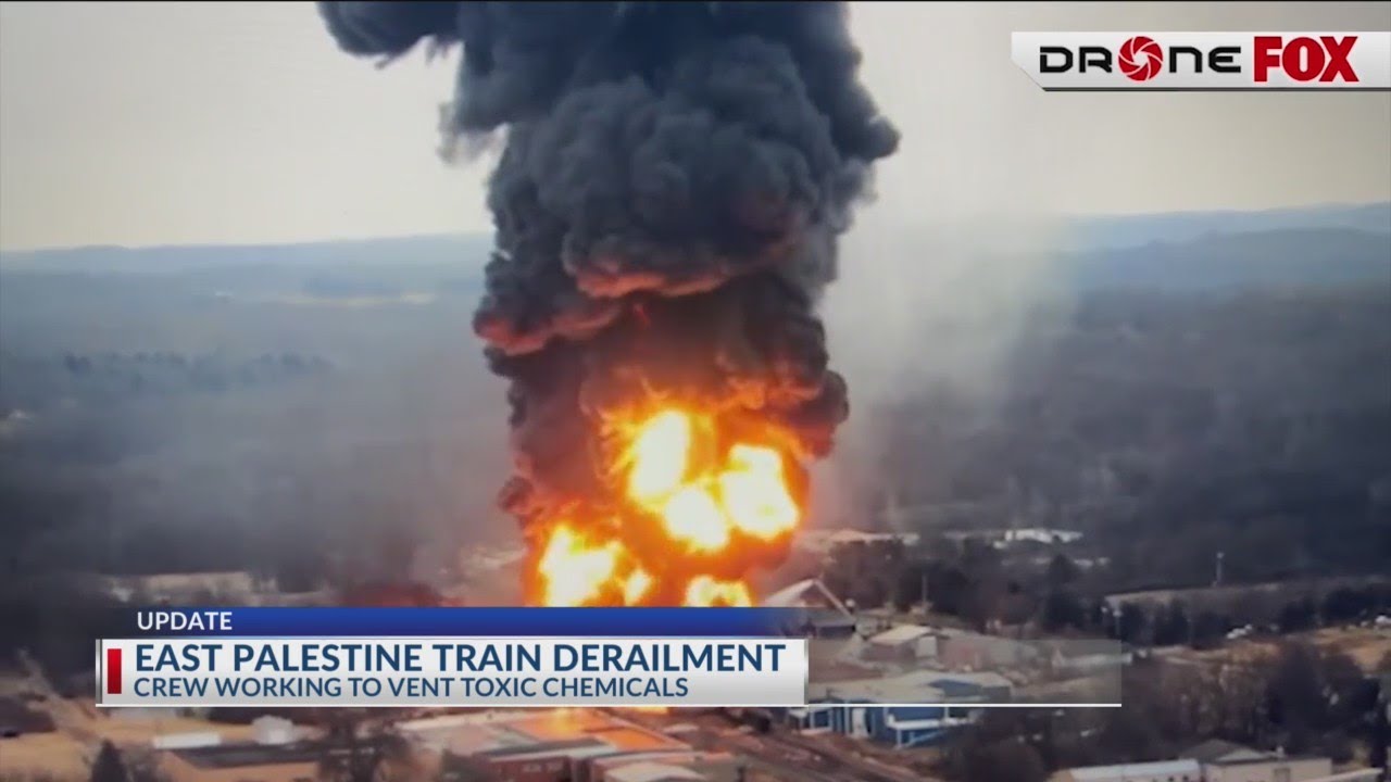 What we know about the chemicals aboard the train that derailed in ...