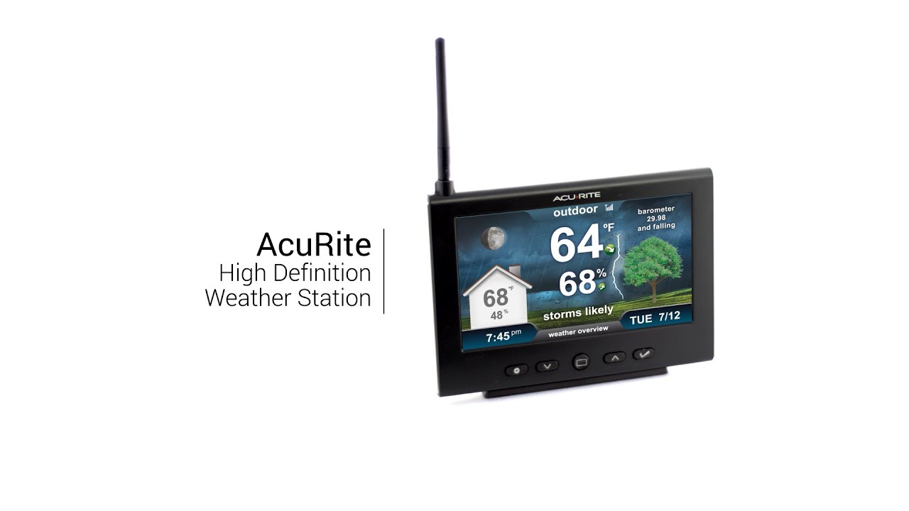 AcuRite HighResolution Weather Station YouTube
