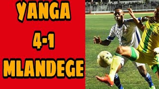 MAGOLI YA YANGA VS MLANDEGE 4-1: CHEKI SIBOMANA WA YANGA ALIVYO HATARI