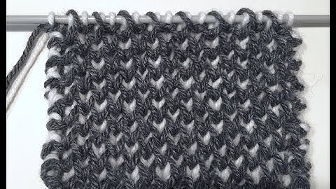 HONEYCOMB BRIOCHE KNITTING STITCH PATTERNS  / NID D