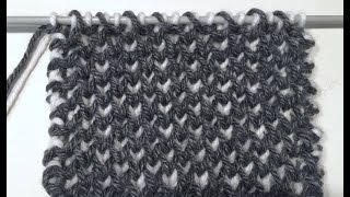 HONEYCOMB BRIOCHE KNITTING STITCH PATTERNS  \/ NID D'ABEILLE \/ Узор СОТЫ