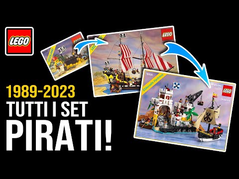 LEGO PIRATI STORY - TUTTI I SET PRODOTTI DAL 1989 AL 2023