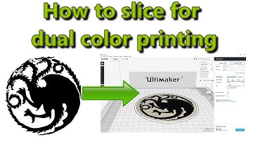 How to print in two colors with Cura 3.0